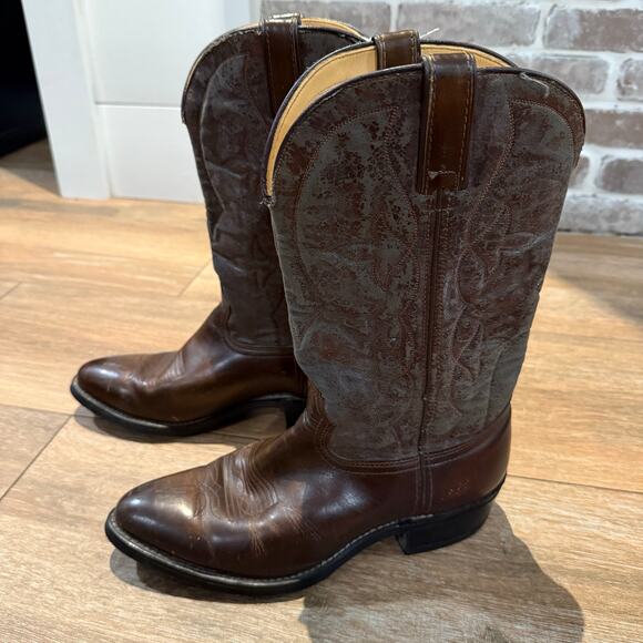 Durango Mens Size 9.5 Brown Outdoor Leather Cowboy Western Boots - Picture 8 of 8